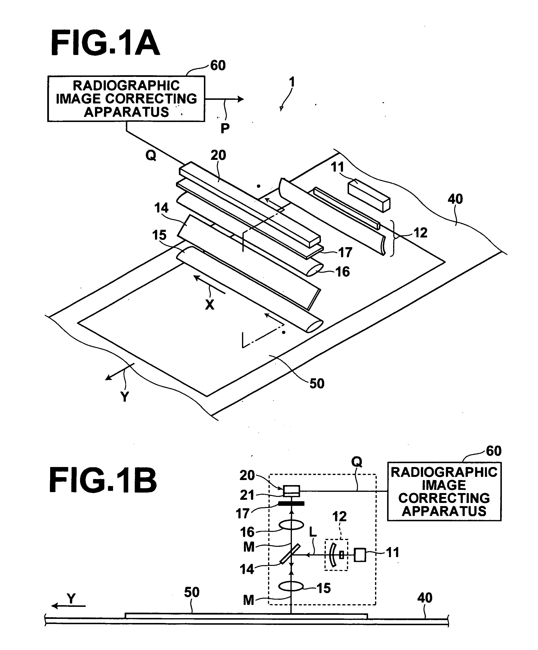 Method and apparatus for correcting radiographic images