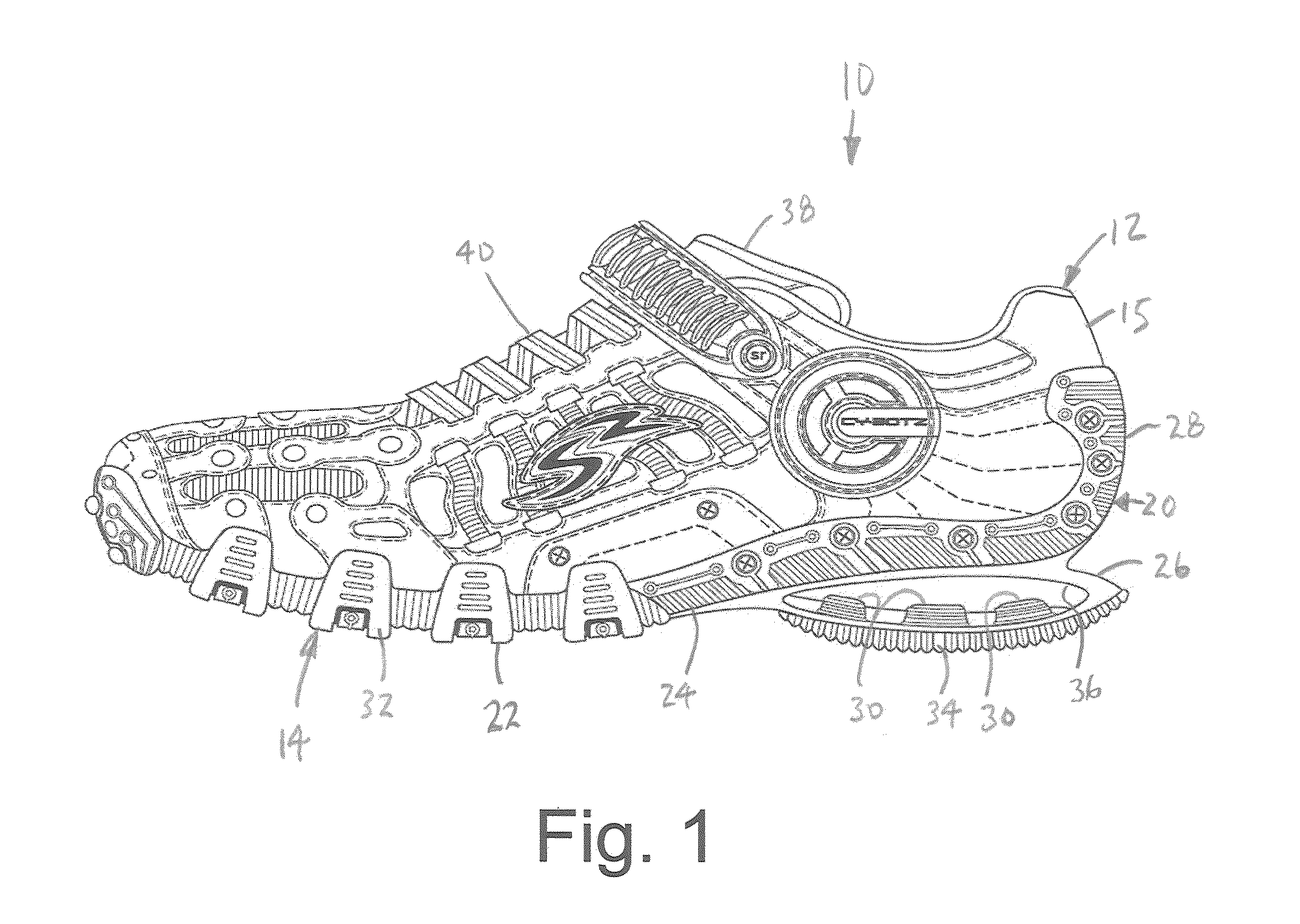 Sole assembly for article of footwear
