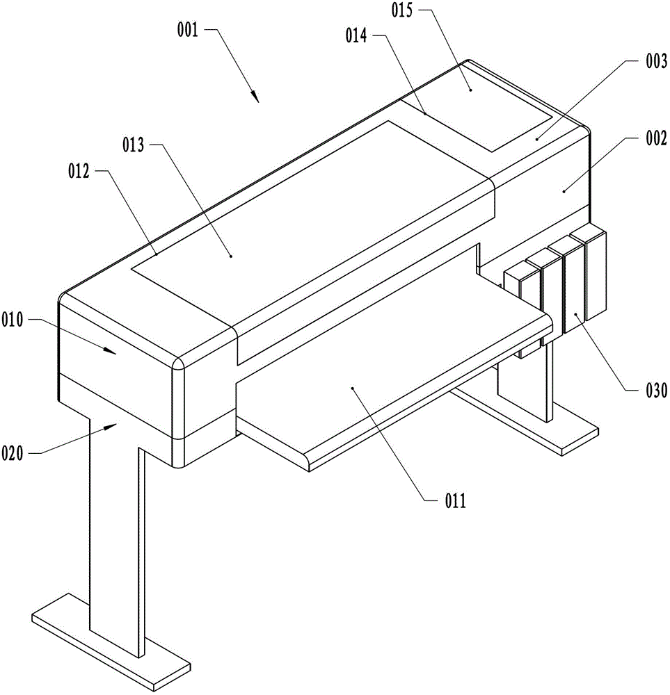 Wide-line printer and ink supply system replacement method thereof