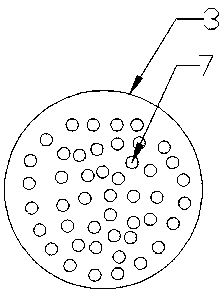 A disinfection device for biopharmaceuticals