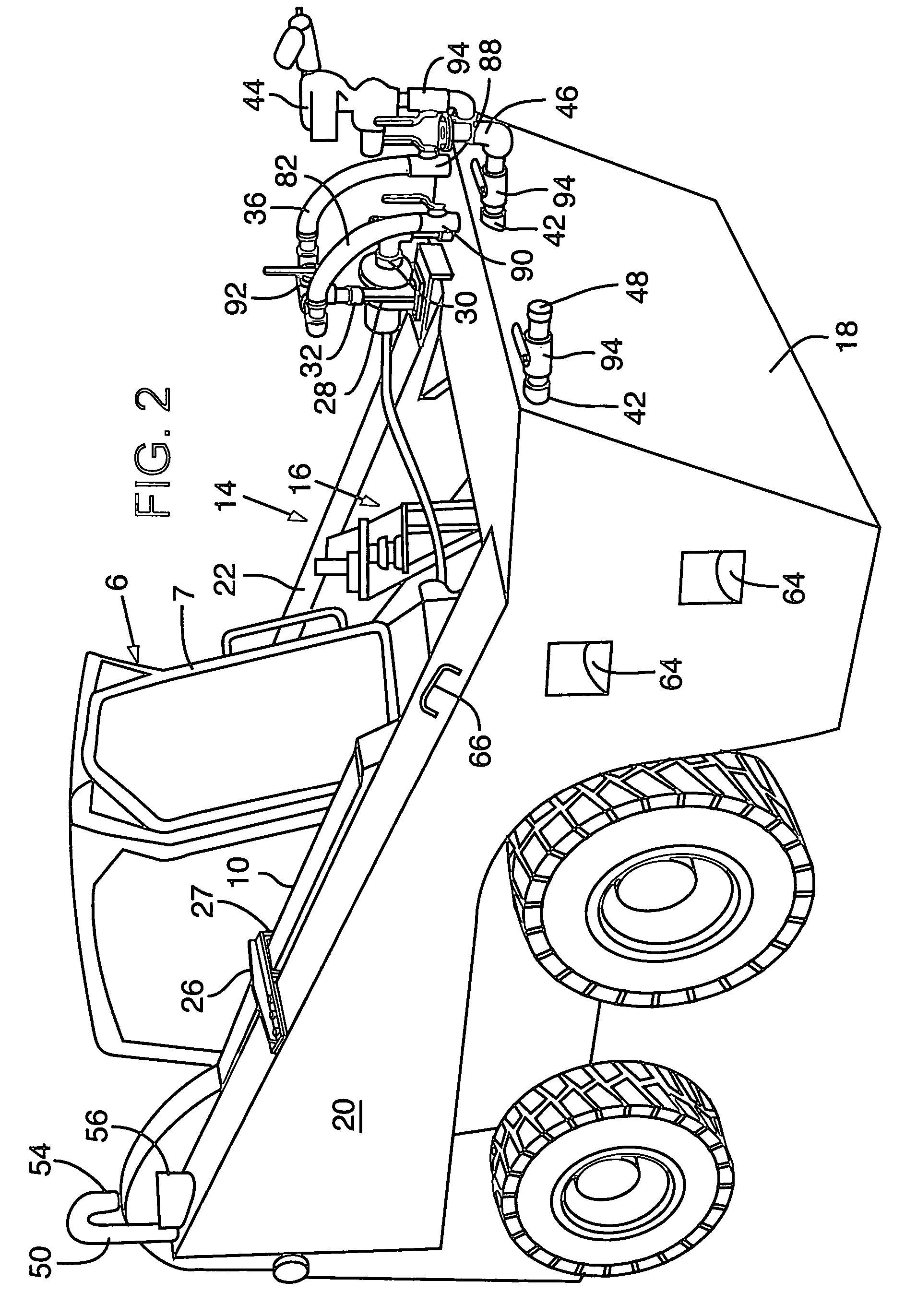 Portable fluid-transporting system