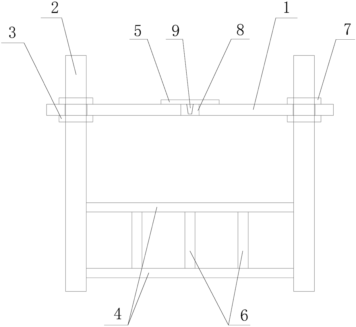 A method for preparing a steel column foot anchor bolt in place structure