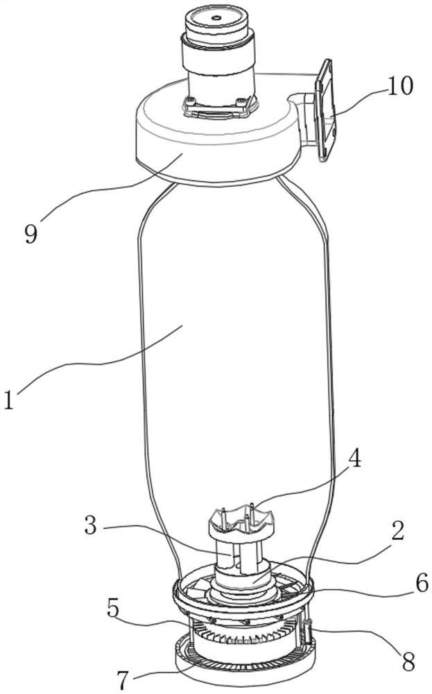 Mixing device and coating mixing method for coating method silver tungsten carbide contact