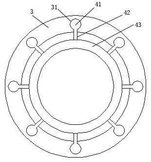 Radial and axial double-seal pressing type stern shaft sealing piece