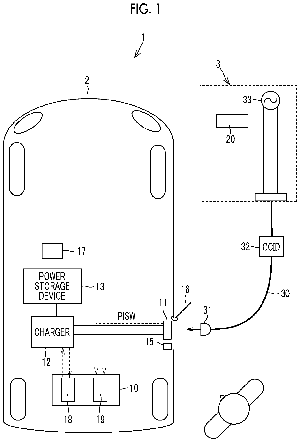 Vehicle and charging system