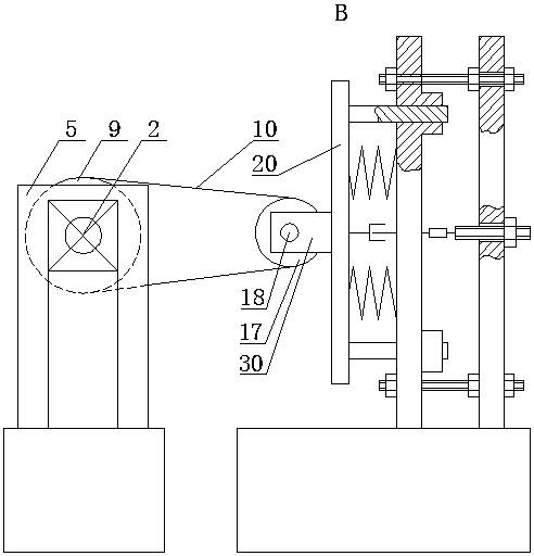 Variable load rotating shaft testing machine