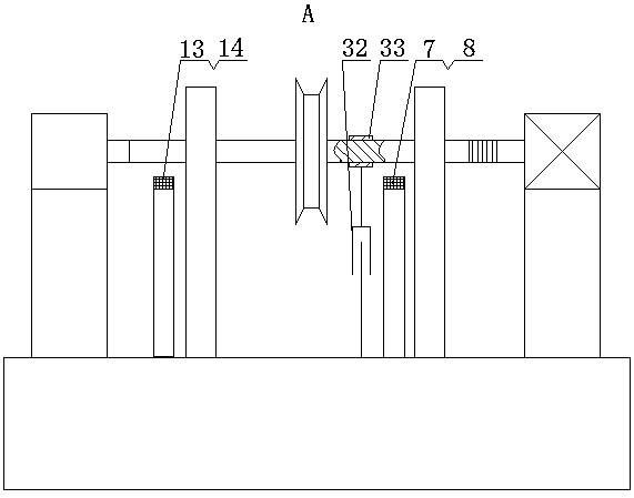 Variable load rotating shaft testing machine