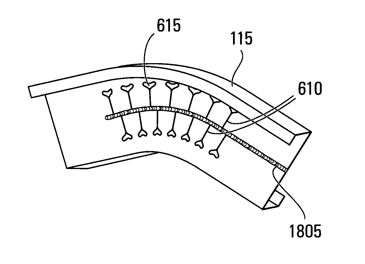 Cut and rigidified construction component and method of manufacturing the same