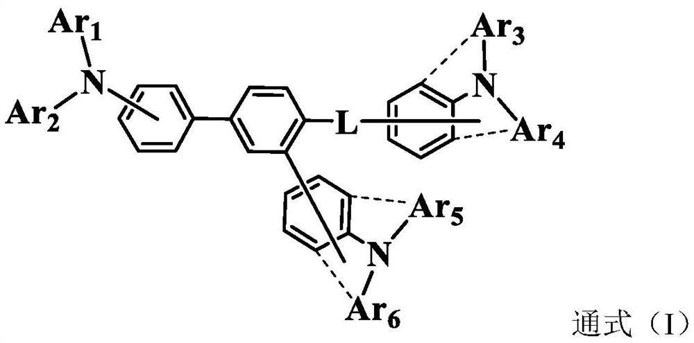 Triarylamine organic compound and application thereof