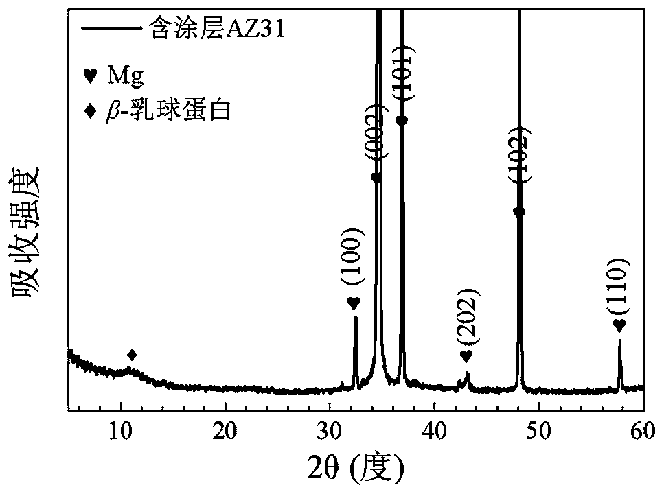 Preparation method of in-situ synthesized self-repairing magnesium alloy corrosion-resistant coating