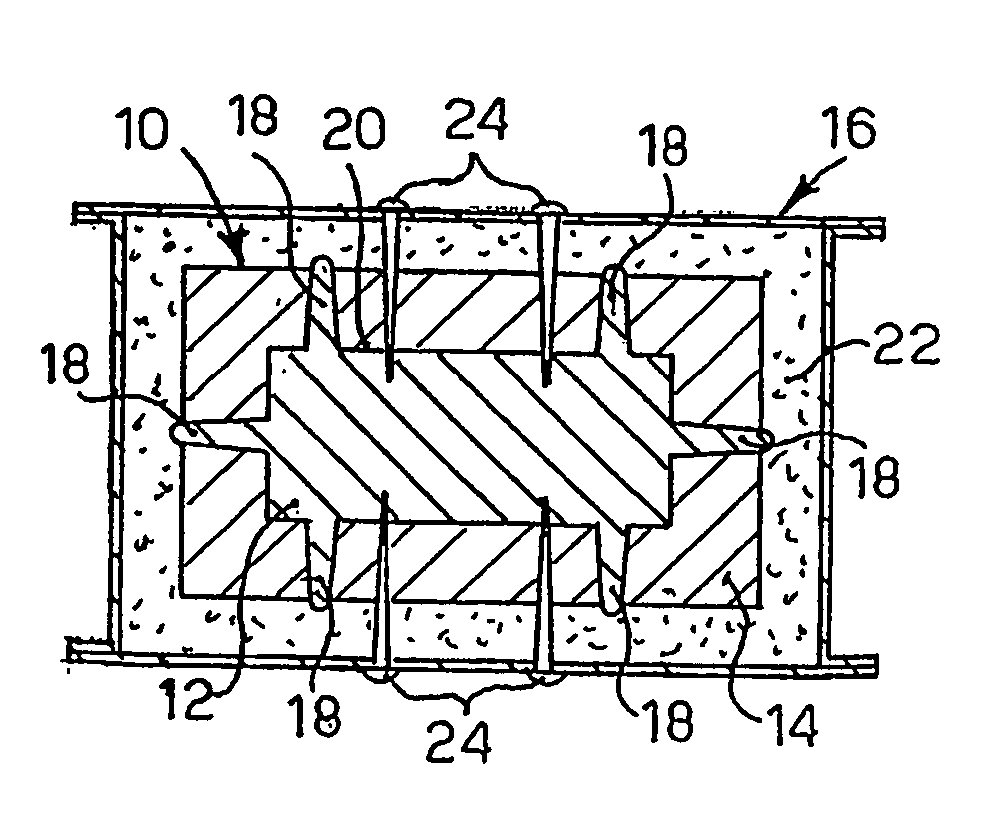 Method to produce an element subject to wear, and element subject to wear thus obtained