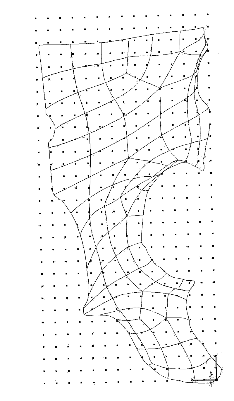 Measuring method of acetabular bones of human bodies