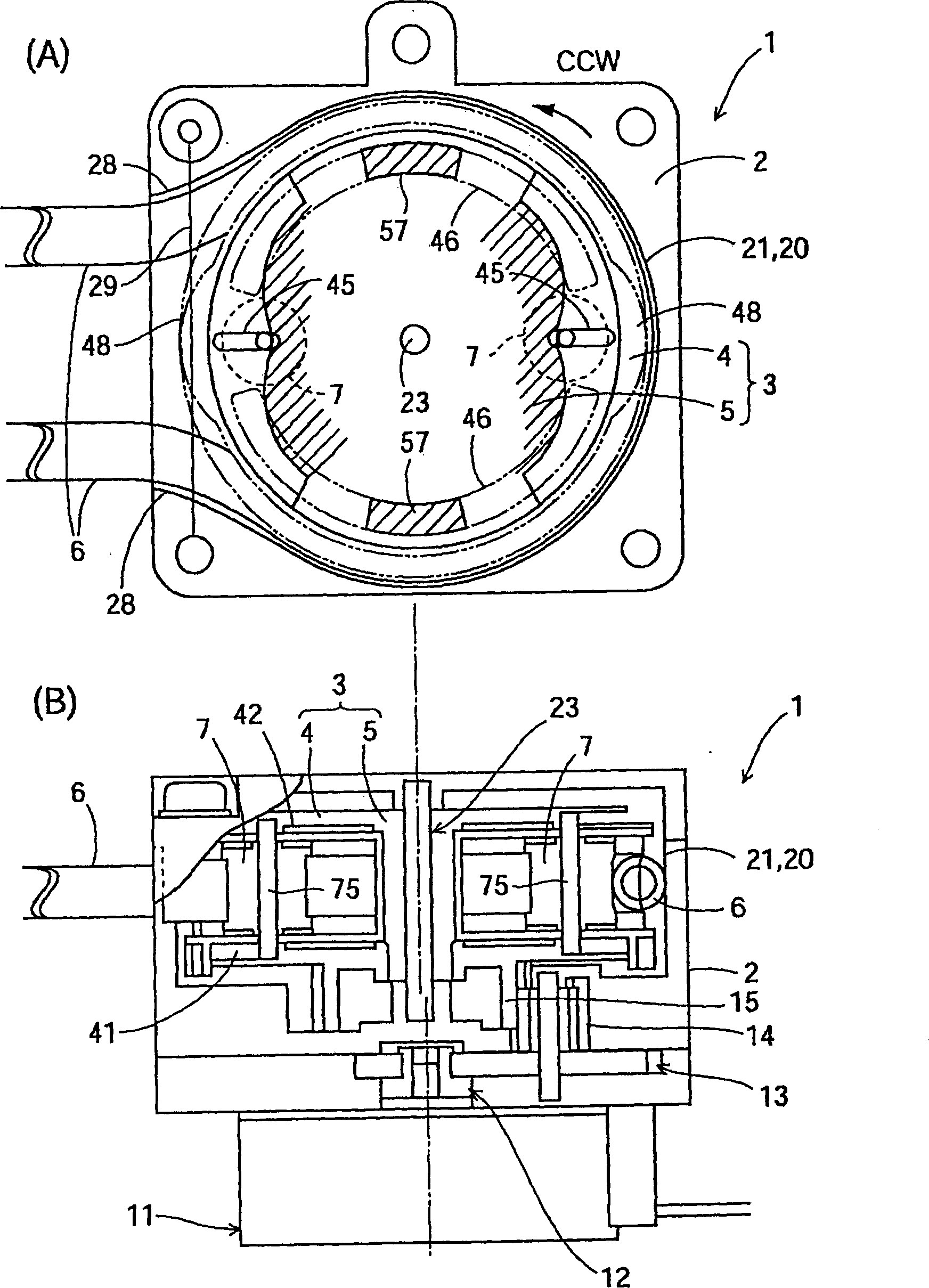 Tubing pump deivce