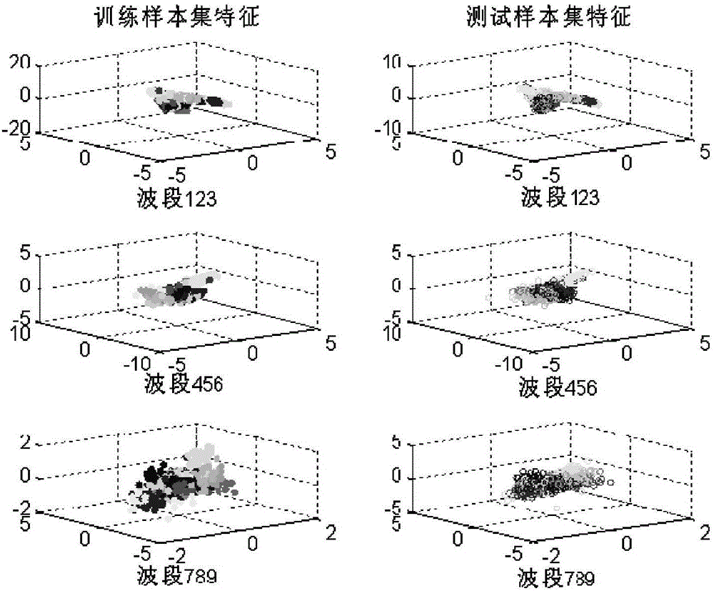 Feature extraction method of hyperspectral image based on manifold learning linearization