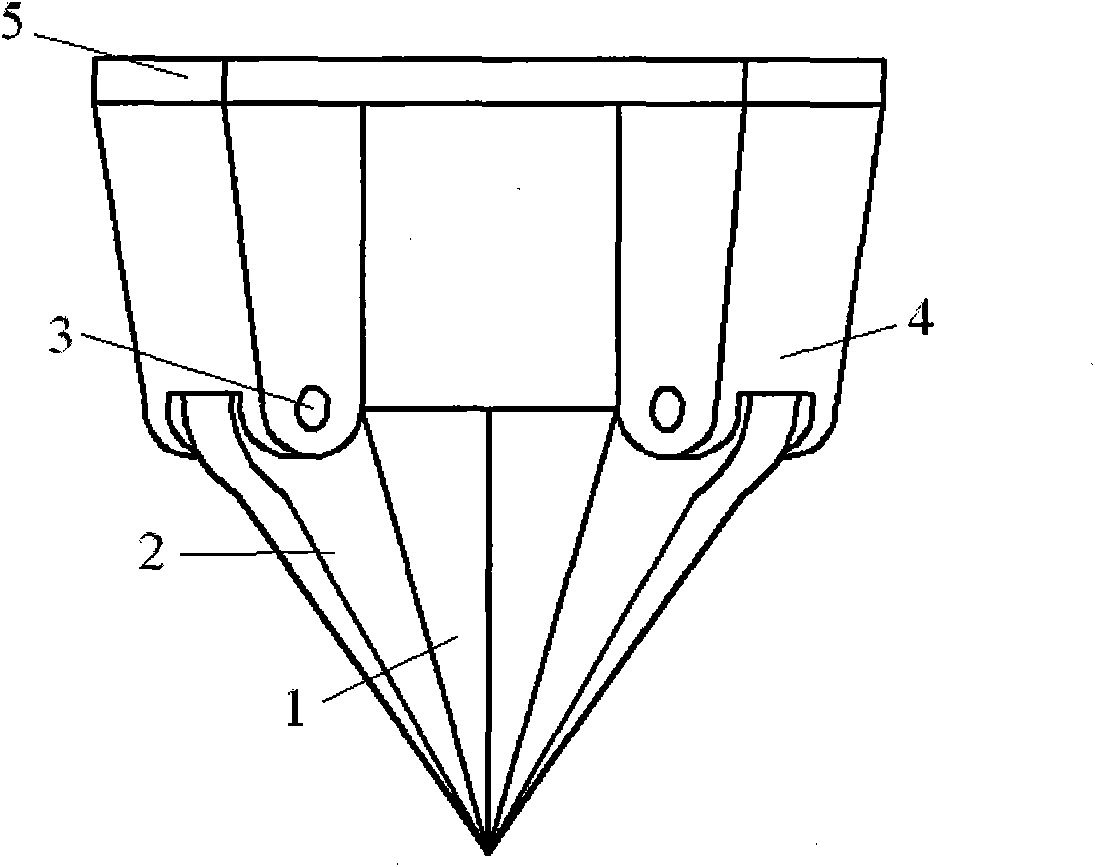 Valve pile tip structure device of cast-in-place X-shaped concrete pile and using method thereof