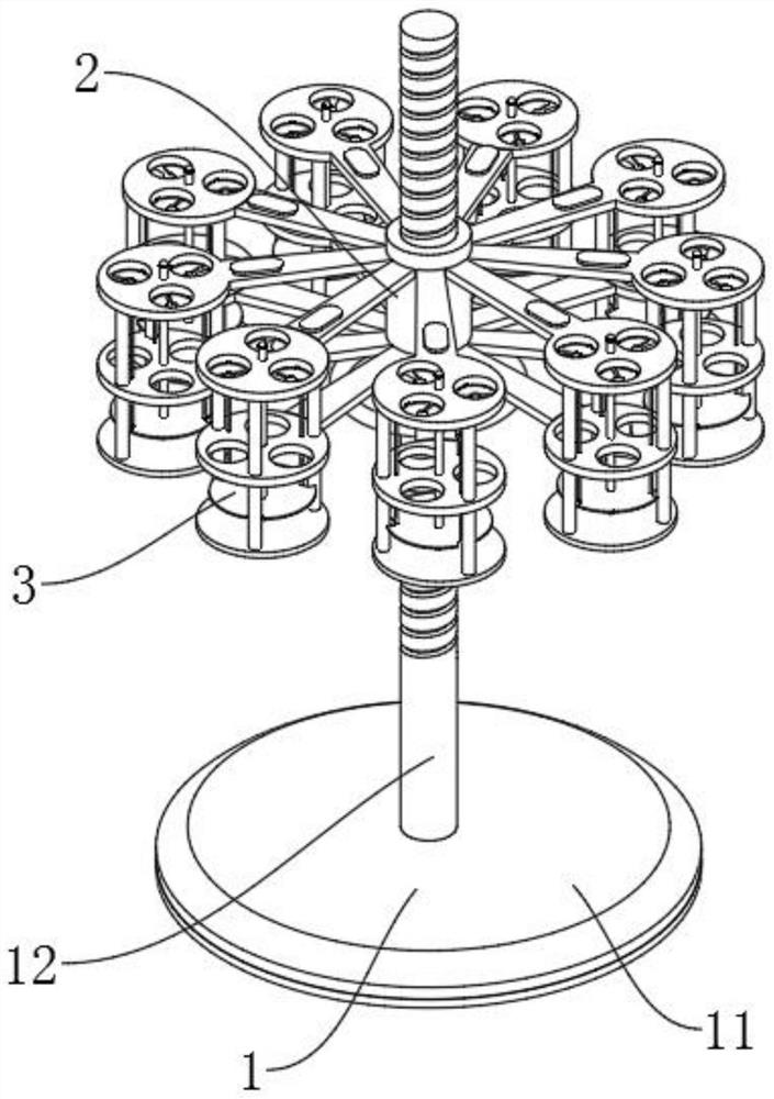 Special test tube rack for blood transfusion cross matching test