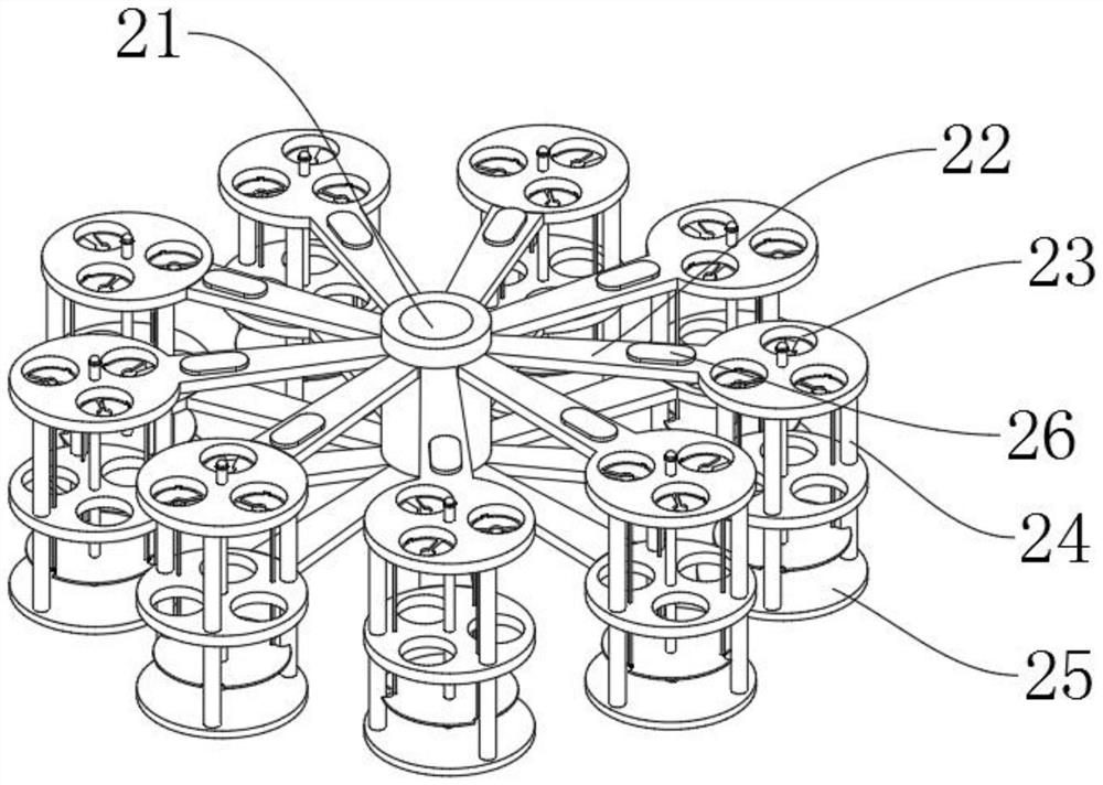 Special test tube rack for blood transfusion cross matching test