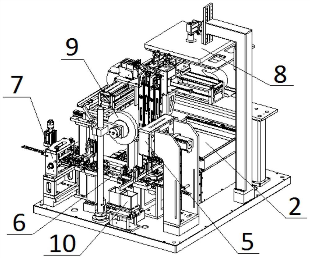 Flexible feeding carrier tape packaging machine