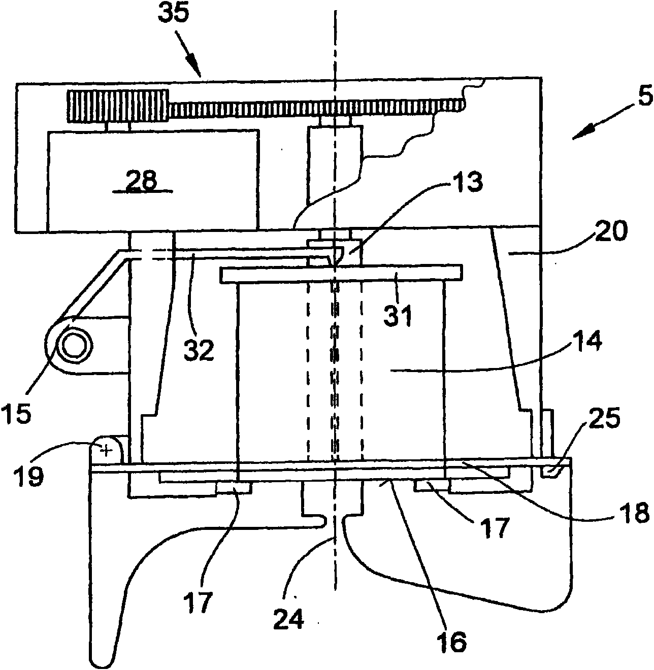 Paraffin-treatment device for a workstation on a textile machine producing cross-wound bobbins
