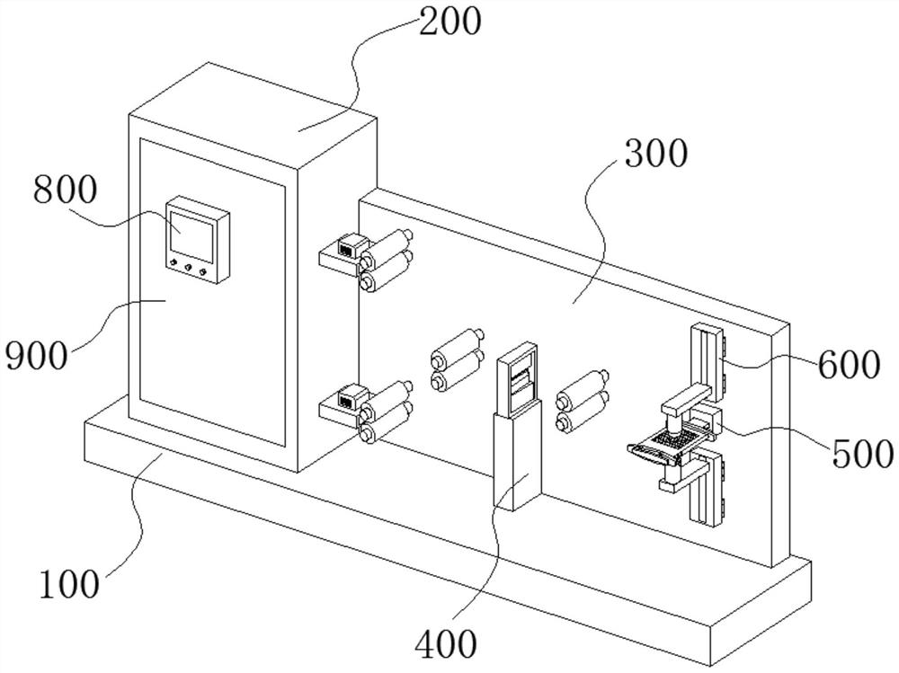 Electrode sheet installation equipment for lithium battery production