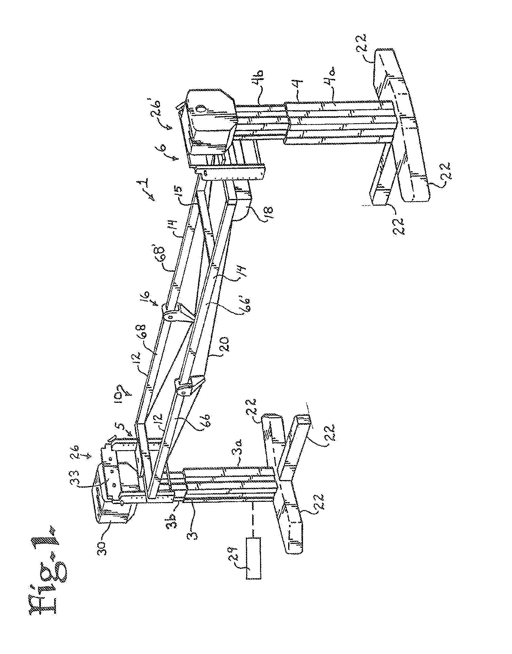 Cantilevered patient positioning support structure