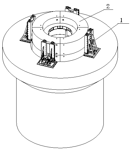 Shaft boring machine by open caisson method and construction method thereof