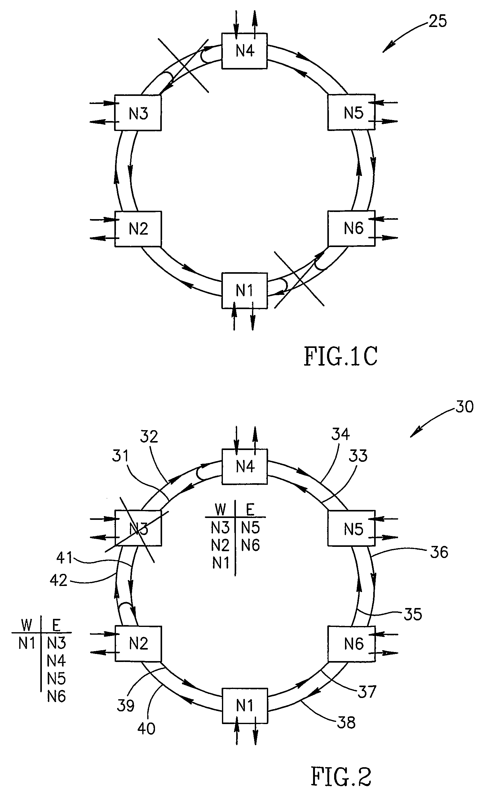 Method for protection of ethernet traffic in optical ring networks