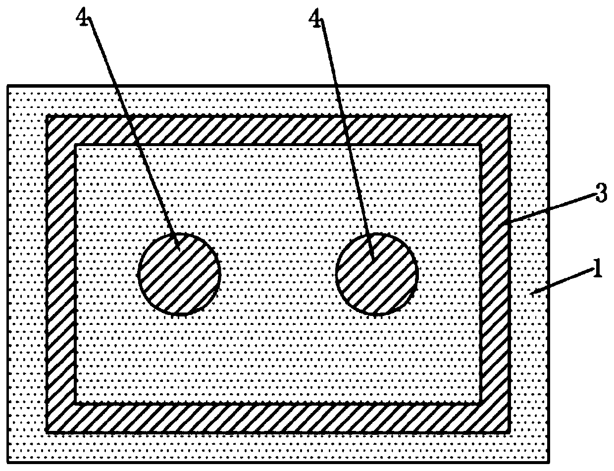 Manufacturing method of single-input and double-outlet sound hole microphone substrate