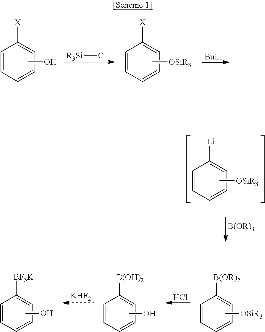 Potassium Organotrifluoroborate Derivative and a Production Method Therefor