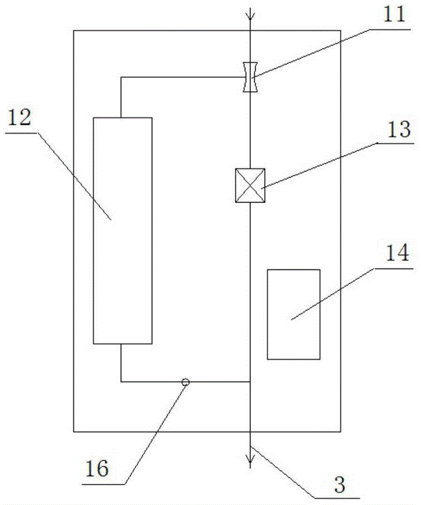 Thermostat of gas water heater and constant-temperature water drainage control method