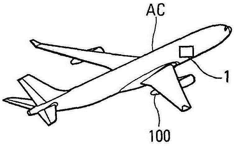 Method and device for estimating the airspeed of an aircraft