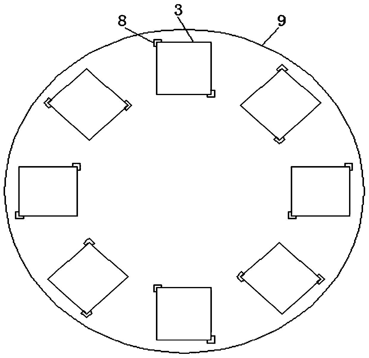 Method and device for organizing efficient bee mating swarms