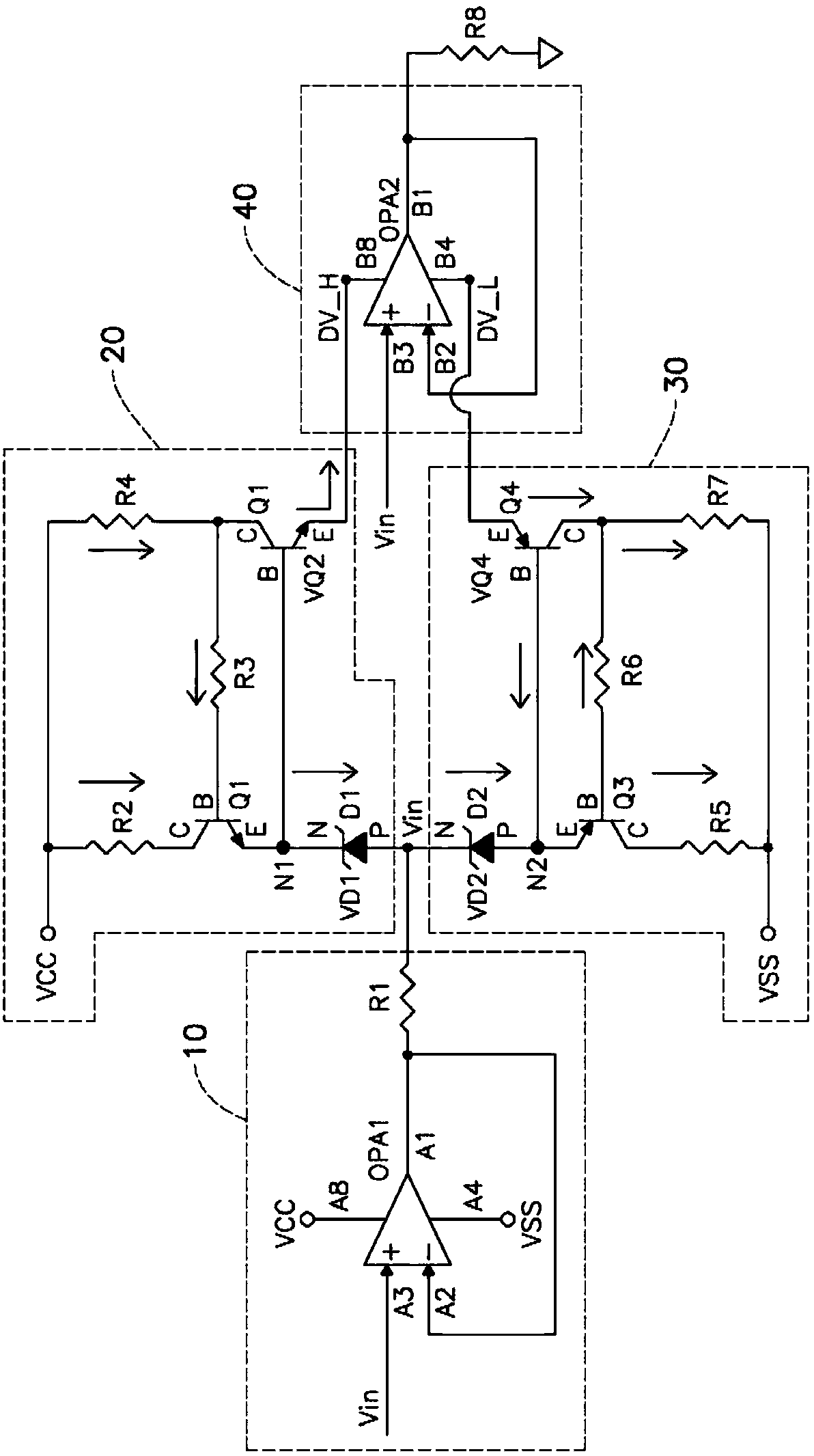 Dynamic power supply system capable of changing operating power with input signal
