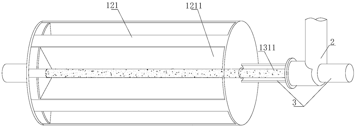 Moisture-proofing device for chemical fiber fabric processing