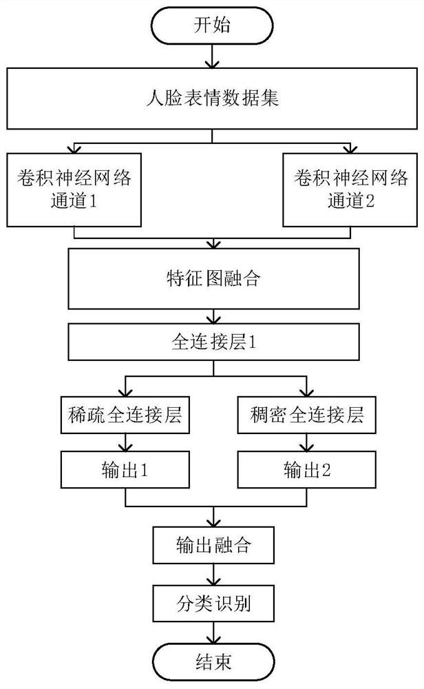 Facial Expression Recognition Method Based on Parallel Convolutional Neural Network Feature Map Fusion