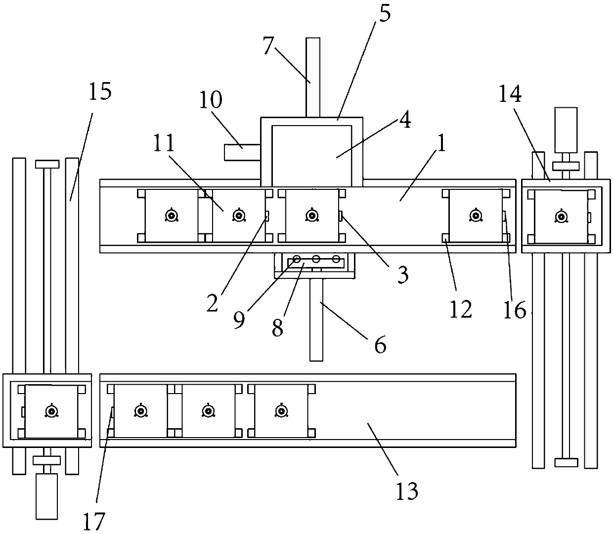 An automatic product lamination production equipment