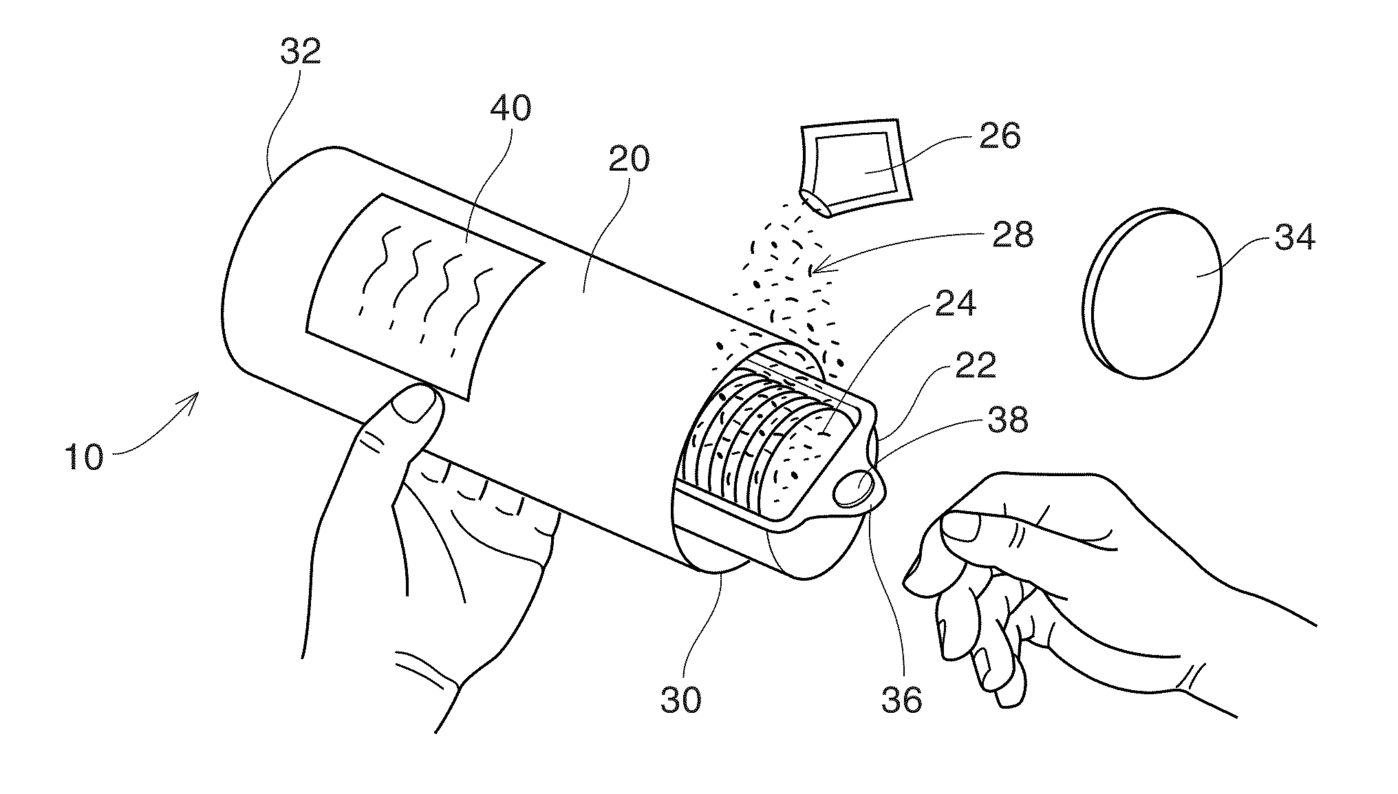 Method and kit for flavoring snacks