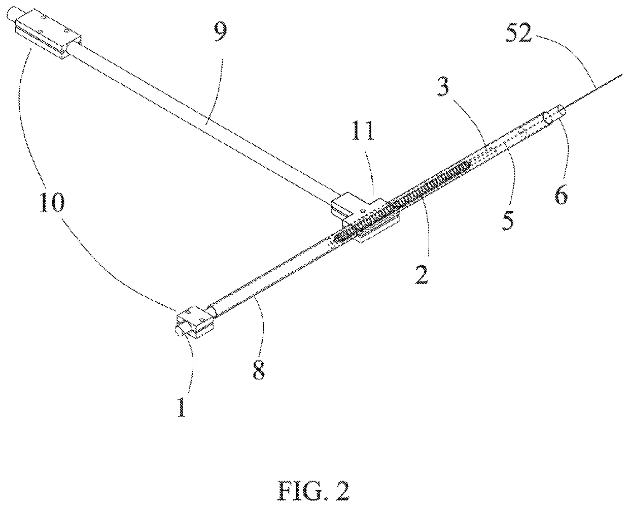 High-precision fiber Bragg grating dislocation sensor