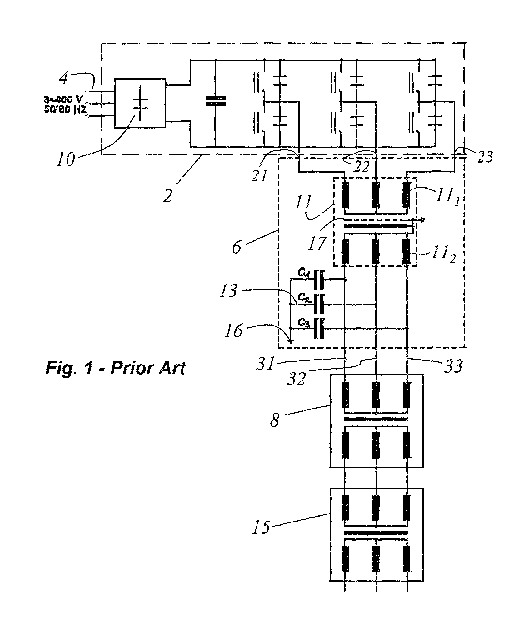 Device for testing high-voltage equipment