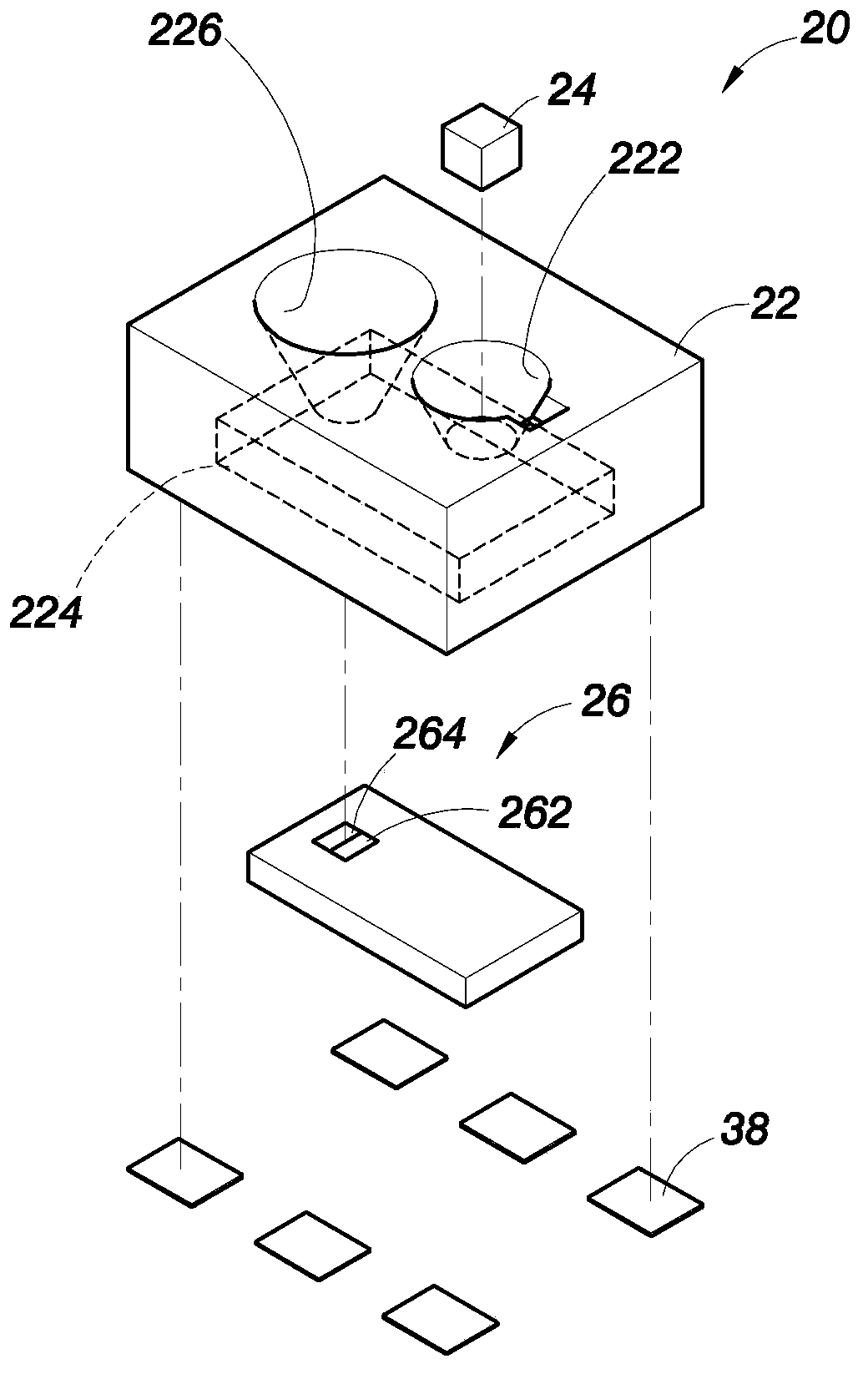 Photosensor chip package structure