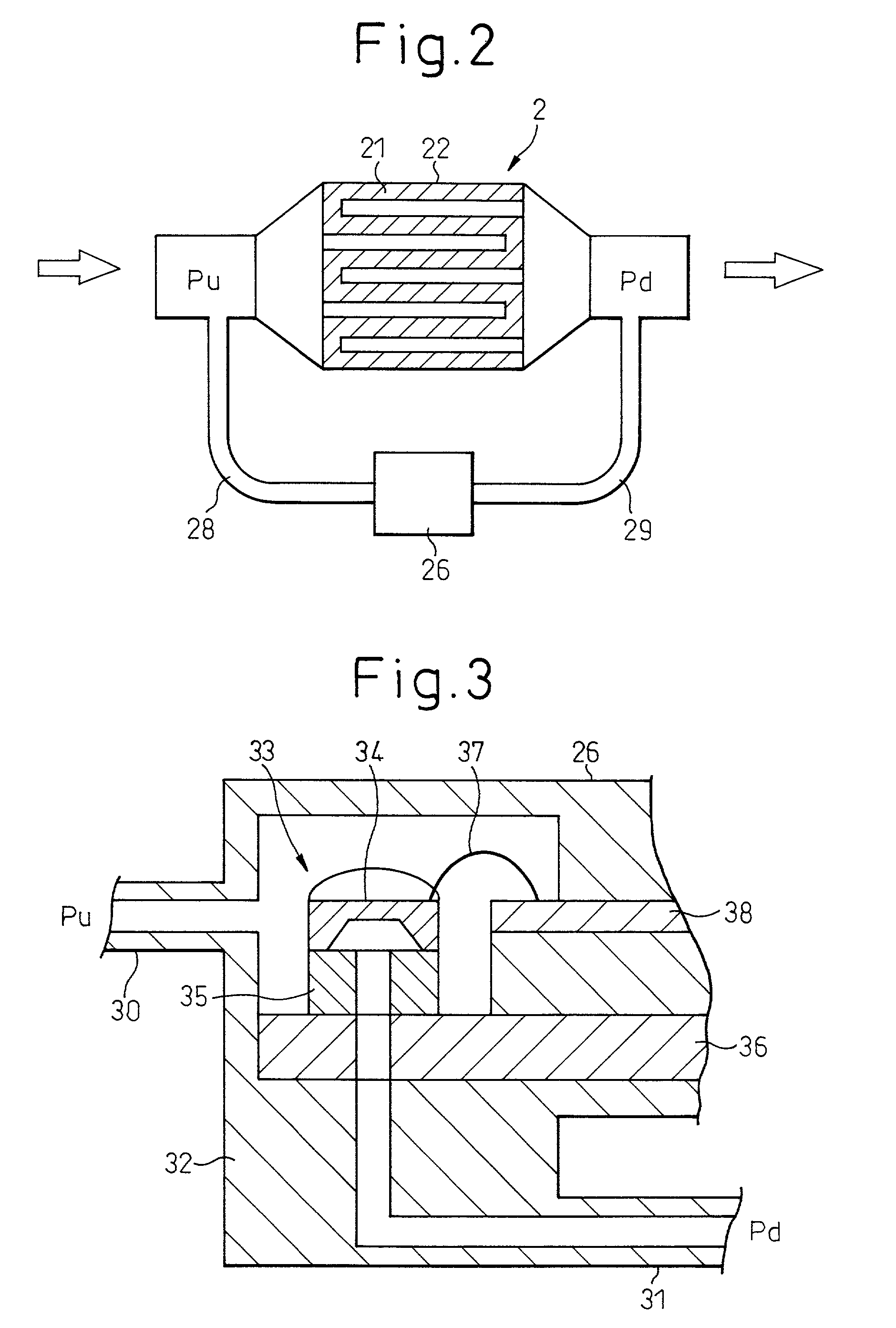 Device for purifying exhaust gas of engines