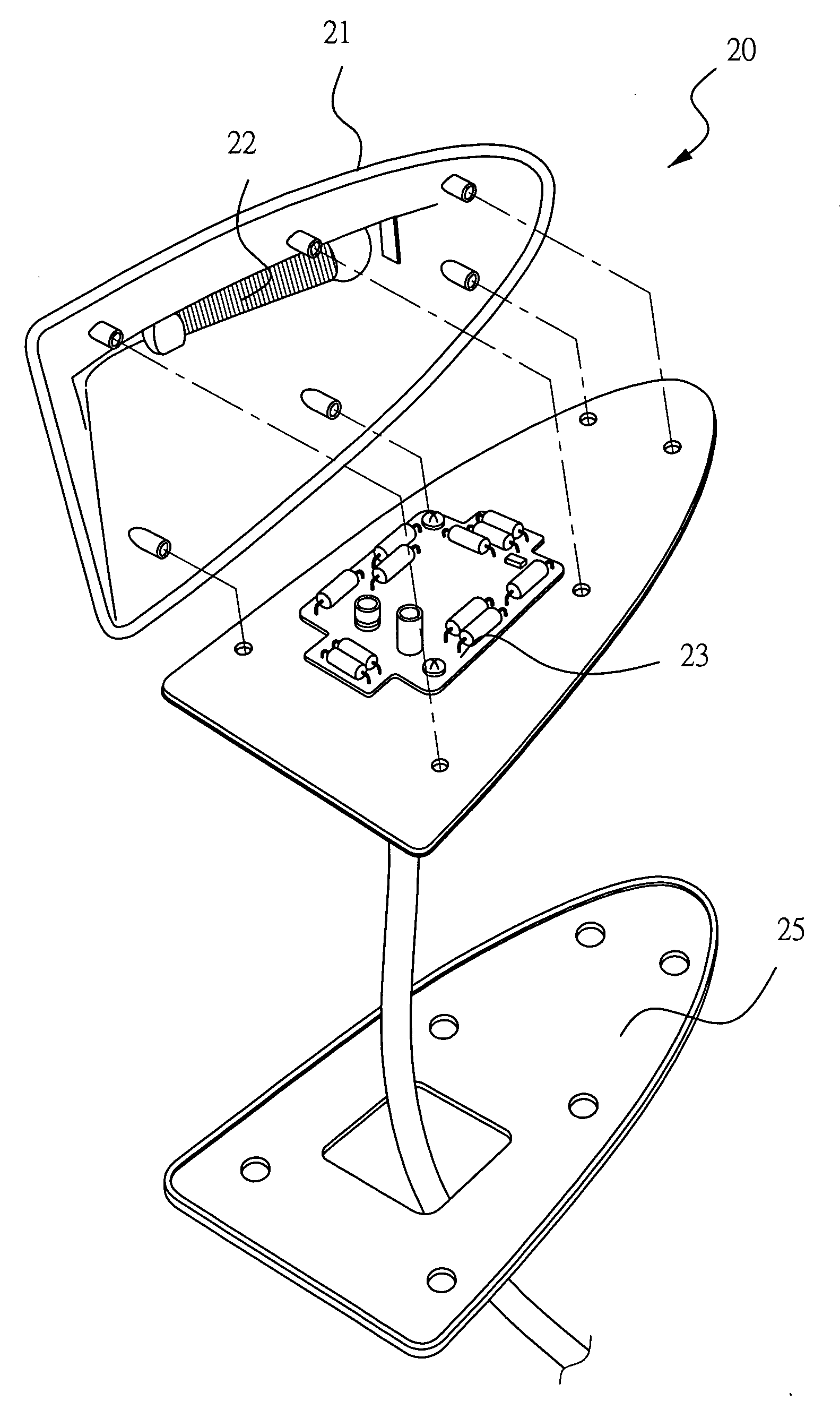 Fin-shaped antenna apparatus for vehicle radio application
