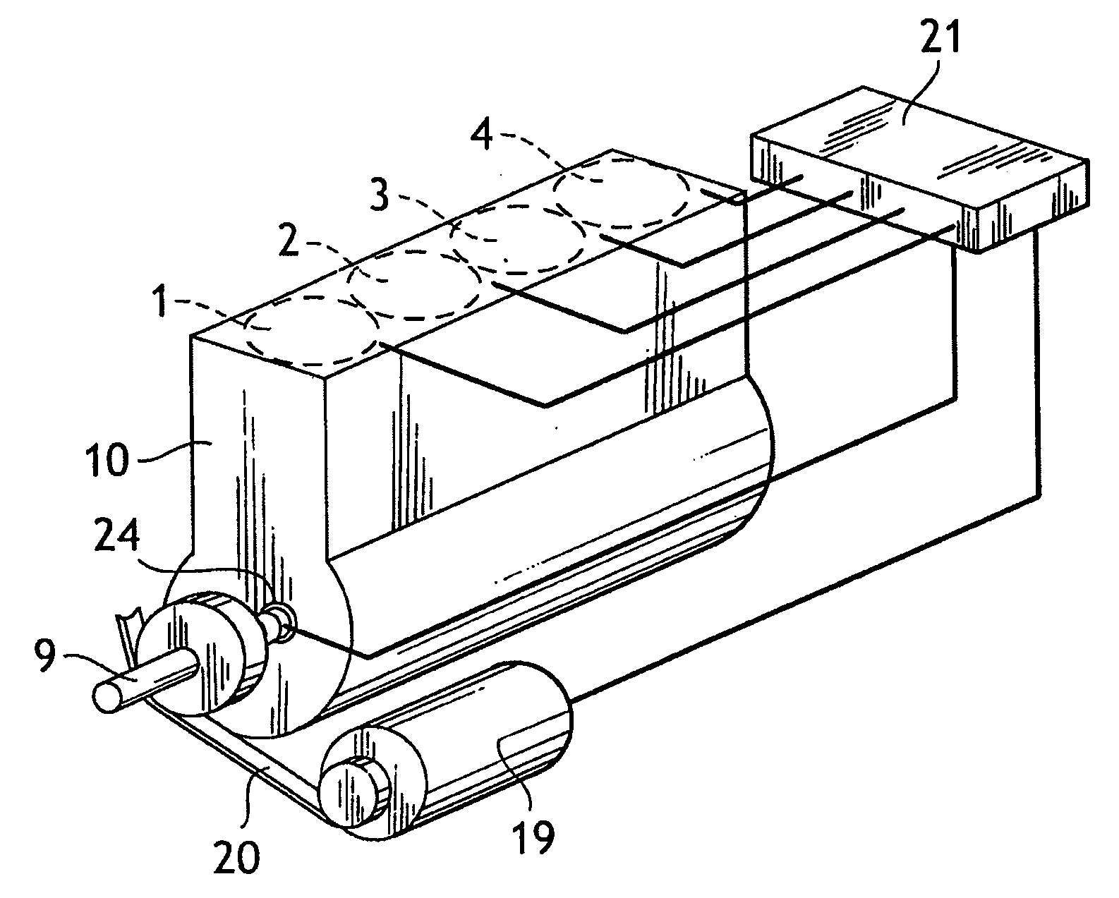 Method for managing a torque applied to an output shaft of a combustion engine when one combustion chamber is deactivated, and corresponding management system