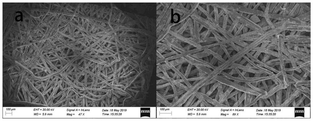 A kind of porous array electrode with secondary structure and its preparation method and application