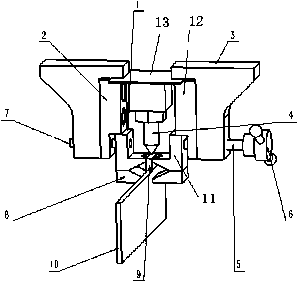 A device and method for welding a diamond segment