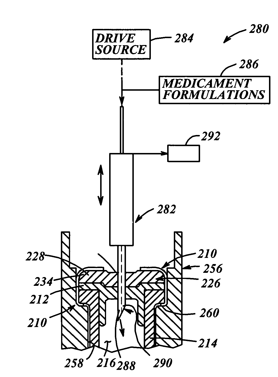 Medicament vial having a heat-sealable cap, and apparatus and method for filling the vial
