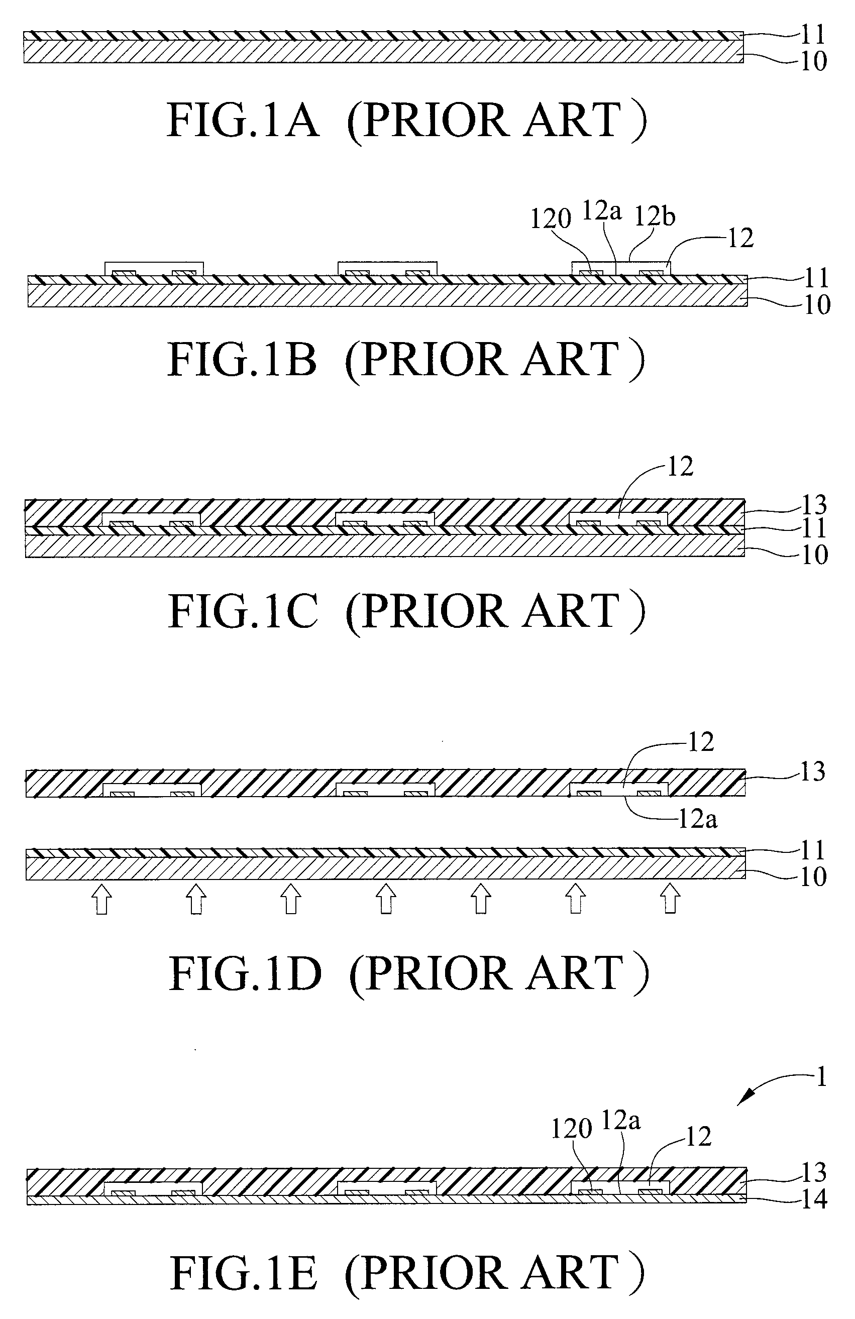 Fabrication method of wafer level semiconductor package and fabrication method of wafer level packaging substrate