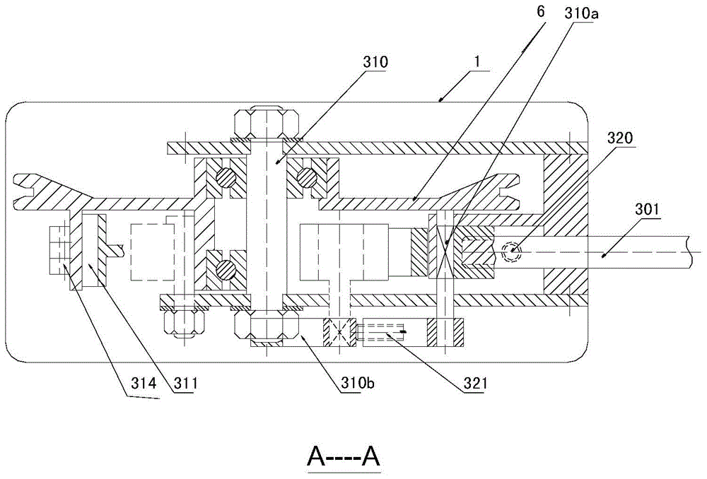 Double-brake back-and-forth controllable descent control device