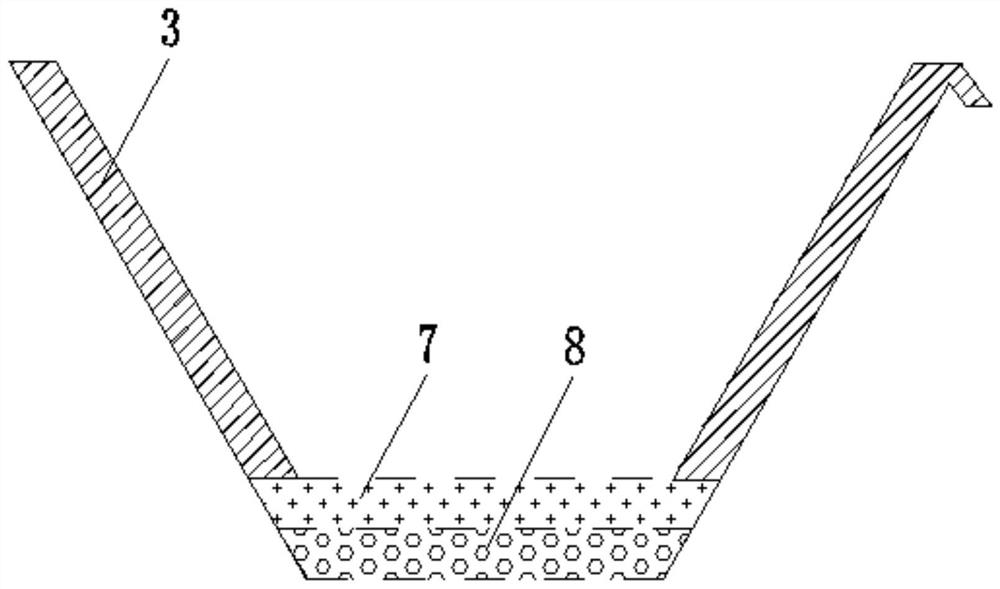 Sliding type sediment collecting device and sewage treatment equipment