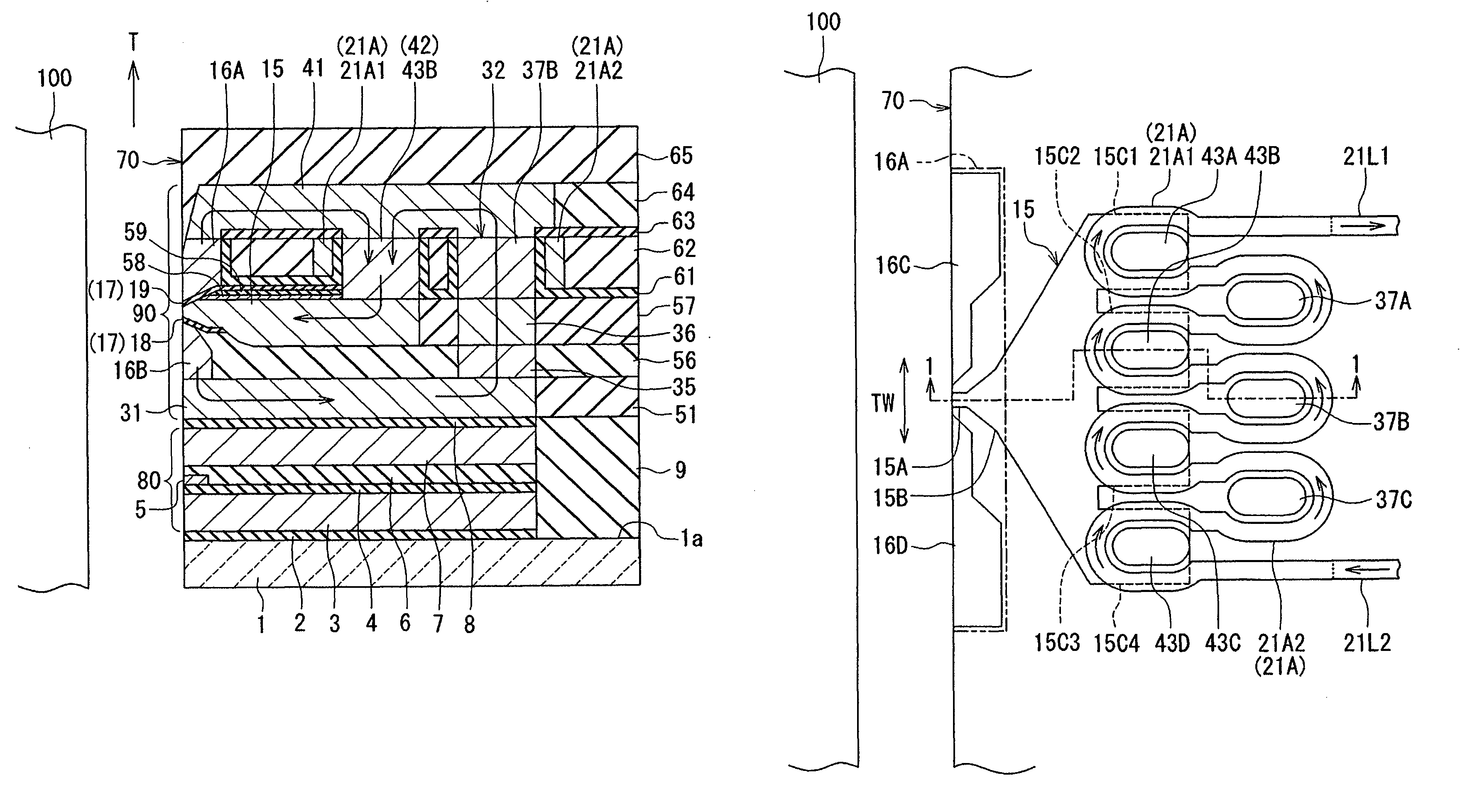 Magnetic head for perpendicular magnetic recording capable of producing a write magnetic field of sufficient magnitude from the main pole while reducing the length of a magnetic path that connects the write shield and the main pole